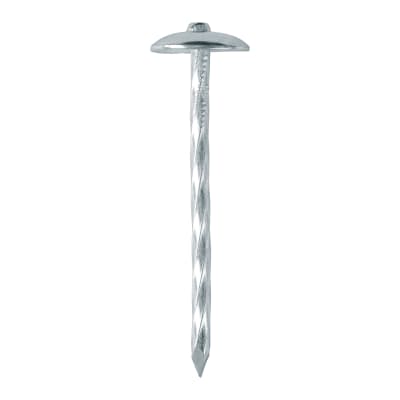 Clavo de acero calamina 9x2.5´´, caja con 25 Kg Truper