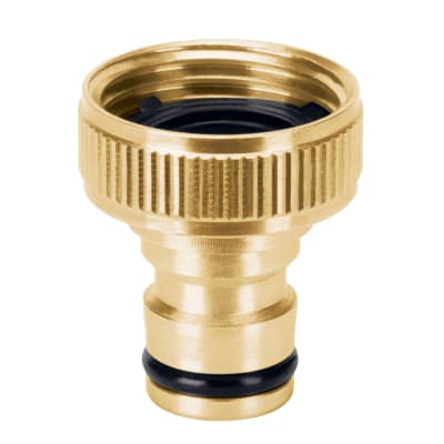 Conector rápido hembra de latón 3/4´´ sistema click, Truper