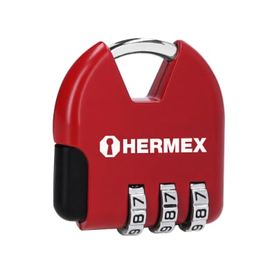Candado maletero de combinación 36 mm blíster Hermex1