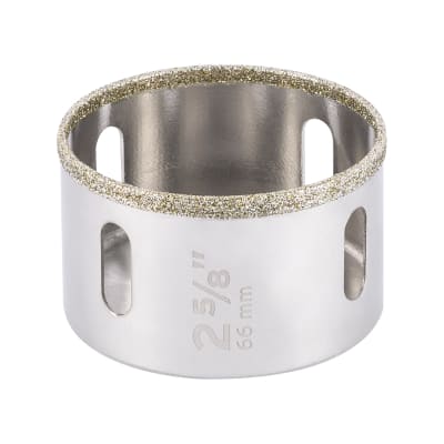 Sierra copa con diamante 2-5/8´´ borde continuo, Truper