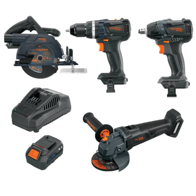 Combo Inalambrico  4 en 1 20V  Bat 4Ah Truper Max
