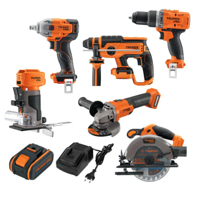 Combo Inalambrico 6 en 1 20V Bat 2Ah Truper Pro
