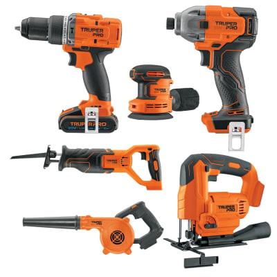 Combo Inalambrico 6 en 1 20V Bat 2Ah Truper Pro1