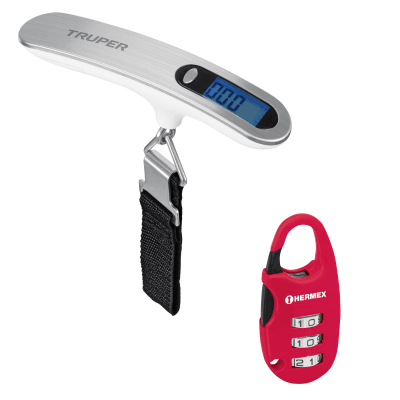 Balanza para maleta 50Kg con candado de Combinacion1