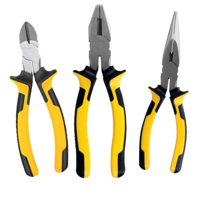 Juego de 3 alicates mango confort grip Pretul