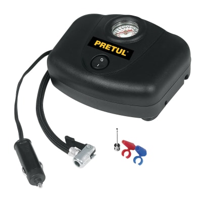 Inflador compresor de aire para auto 12 V Pretul