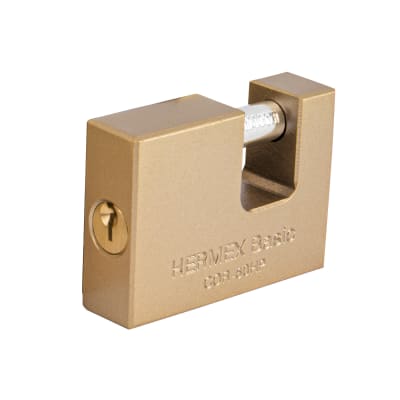 Candado antipalanca 60 mm cuerpo de hierro, Hermex Basic1