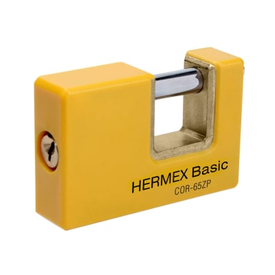 Candado antipalanca 65 mm cuerpo metálico, Hermex Basic1