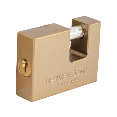 Candado antipalanca 80 mm cuerpo de hierro, Hermex Basic1