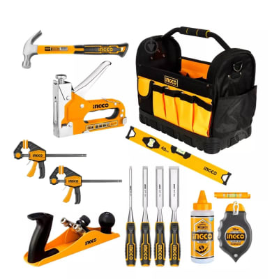 Set de herramientas para carpintero 13 piezas Ingco1