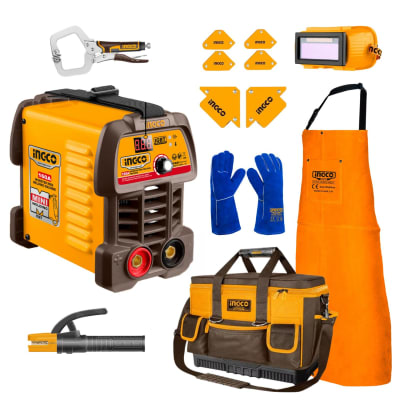 Soldadora 160amp + kit soldador Ingco
