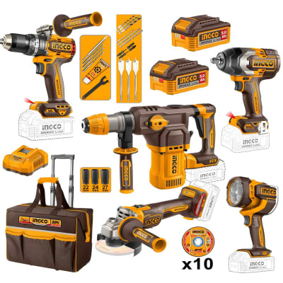 Combo 5 en 1 industrial Ingco