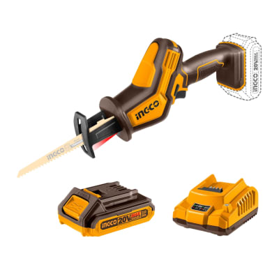 Sierra sable inalámbrica + Batería + Cargador Ingco1