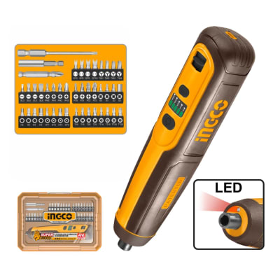 Destornillador inalámbrico 4v 5nm Ingco1