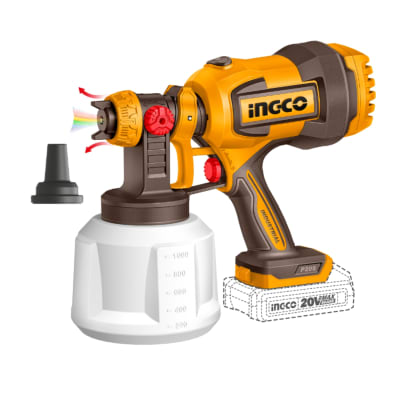 Pistola de Pintar 800ml 20v (solo cabezal) Ingco