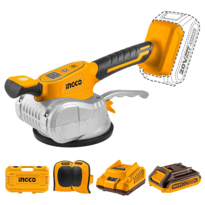 Ventosa vibradora para mayólica 20v Ingco1