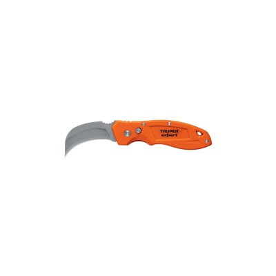 Cuchillo abatible 7'' para alfombras con mango de nylon, Expert Truper