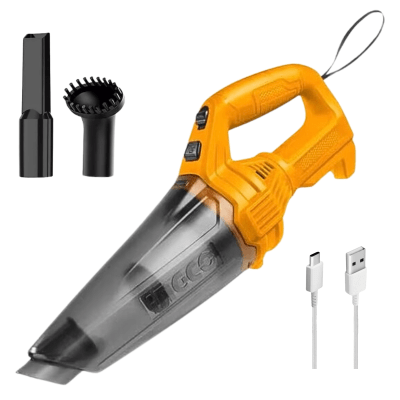 Aspiradora inalambrica para auto con cargador USB Ingco