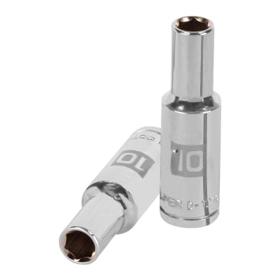 Dado tubular hexagonal encastre 1/2'' de 10 mm. truper