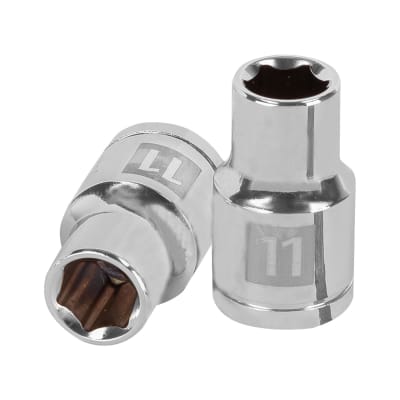 Dado hexagonal encastre 1/2'' de 11 mm. truper