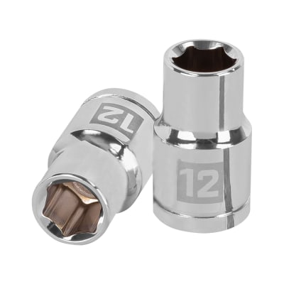 Dado hexagonal encastre 1/2'' de 12 mm. truper