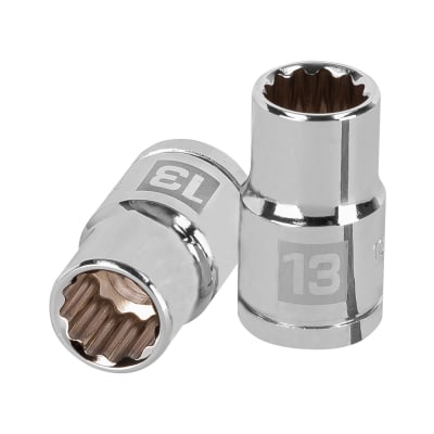 Dado poligonal encastre 1/2'' de 13 mm Truper1