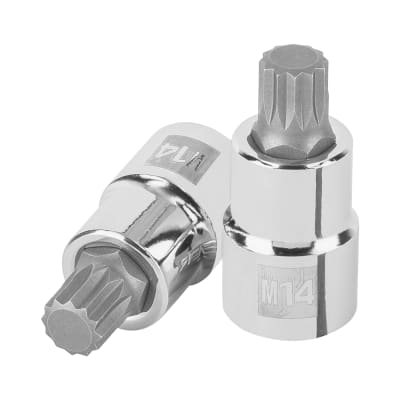 Dado encastre 1/2'' punta corta bristol m14 Truper