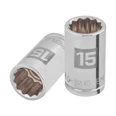 Dado poligonal encastre 1/2'' de 15 mm Truper1