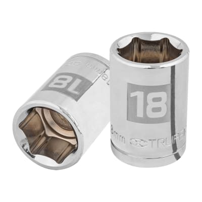 Dado hexagonal encastre 1/2'' de 18 mm. truper
