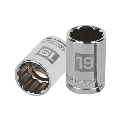 Dado poligonal encastre 1/2'' de 19 mm Truper1