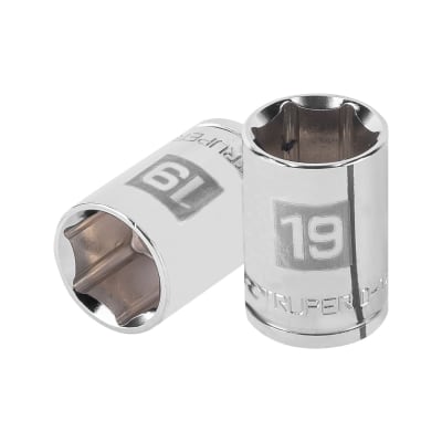 Dado hexagonal encastre 1/2'' de 19 mm. truper