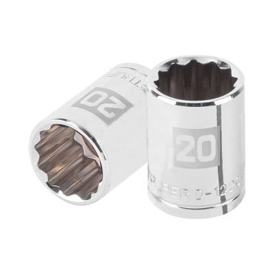 Dado poligonal encastre 1/2´´ de 20 mm, Truper1