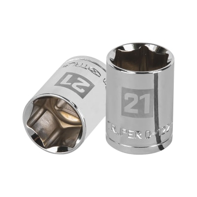 Dado hexagonal encastre 1/2'' de 21 mm. truper