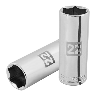 Dado tubular hexagonal encastre 1/2'' de 22 mm Truper1