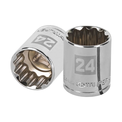 Dado poligonal encastre 1/2'' de 24 mm Truper1