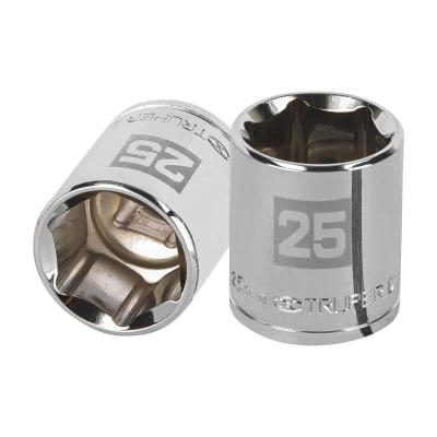 Dado hexagonal encastre 1/2'' de 25 mm. truper