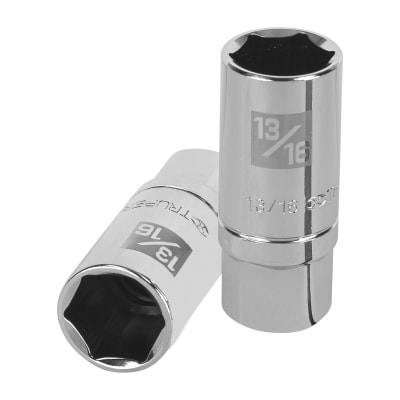 Dado tubular hexagonal encastre 1/2'' para bujía de 13/16'' Truper