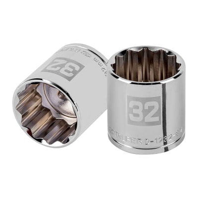 Dado poligonal encastre 1/2'' de 32 mm Truper1