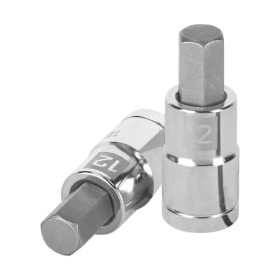 Dado de punta hexagonal encastre 1/2'' de 12 mm. truper
