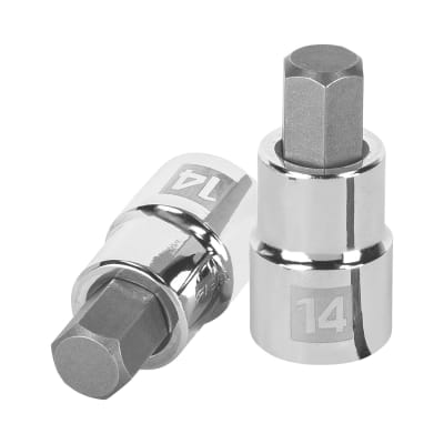 Dado de punta hexagonal encastre 1/2'' de 14 mm. truper1