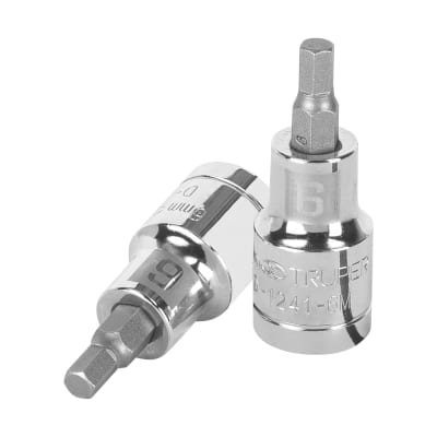 Dado de punta hexagonal encastre 1/2'' de 6 mm Truper1