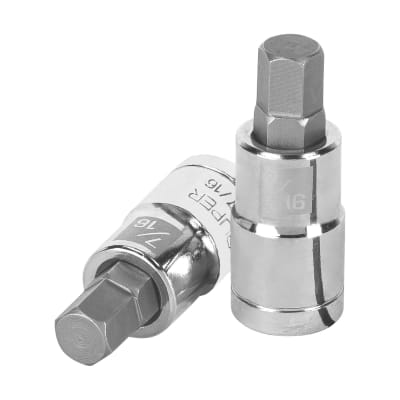Dado de punta hexagonal encastre 1/2'' de 7/16'' Truper