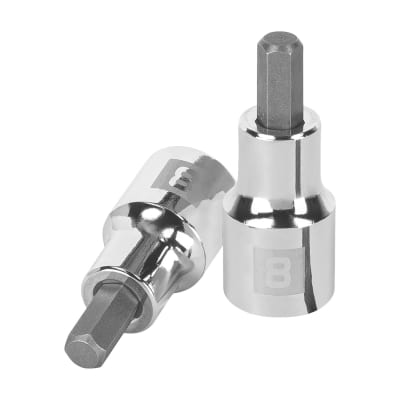Dado de punta hexagonal encastre 1/2'' de 8 mm Truper1