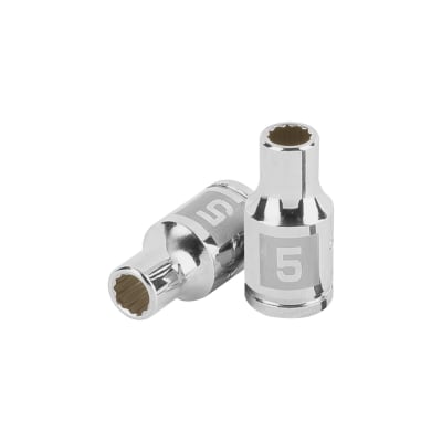 Dado poligonal encastre 1/4´´ de 5 mm, Truper