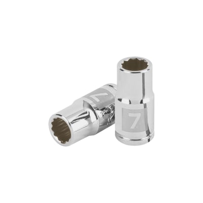 Dado poligonal encastre 1/4´´ de 7 mm, Truper