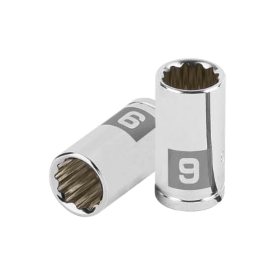 Dado poligonal encastre 1/4´´ de 9 mm, Truper1