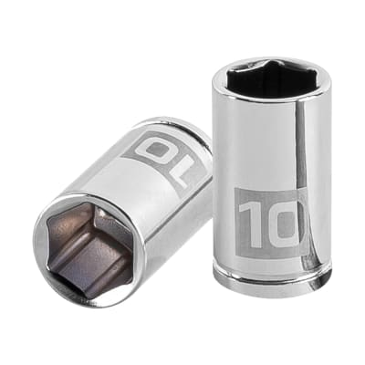 Dado hexagonal encastre 1/4'' de 10 mm. truper1