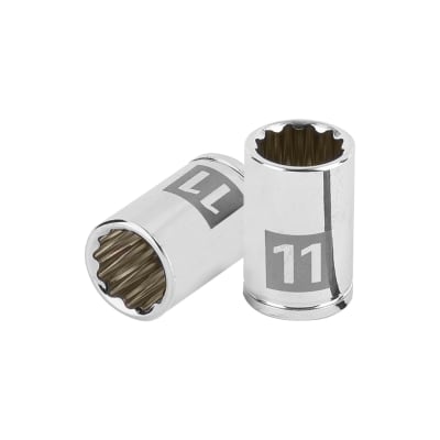 Dado poligonal encastre 1/4´´ de 11 mm, Truper