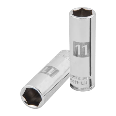 Dado tubular hexagonal encastre 1/4'' de 11 mm Truper