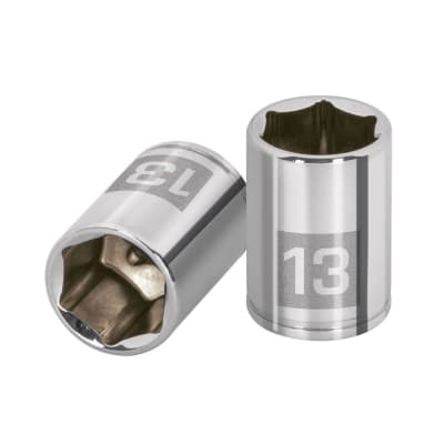 Dado hexagonal encastre 1/4'' de 13 mm. truper1
